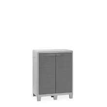 Toomax Woody's XL opbergkast laag   lichtgrijs/donkergrijs