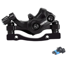 TOOPRE Veiligheid Mountainbike Schijfrem Universeel Aluminium Legering 0,22 kg Lichtgewicht Klem Lijntrekken Remklauw vo