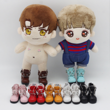 Topacc Multi color 6 punten Bjd katoenen pop lederen casual sportschoenen pop speelgoed voor 15cm babypop