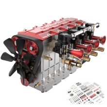 TOYAN FS L400WC DIY KIT 14cc Inline 4 Cilinder Vier Takt Watergekoelde Nitro Motor Model Montage RC Auto Boot Schip Vlie