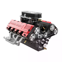 TOYAN FS V800 AC 1/10 V8 Viertakt Waterkoeling 28cc Nitro Motor DIY Montage Kit Bouw Je Eigen V8 Motor Die Werkt Fysica