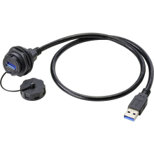 TRU COMPONENTS USB 3.0 Inbouwbus type A Bus, inbouw 50 cm IP67 Inhoud: 1 stuk(s)