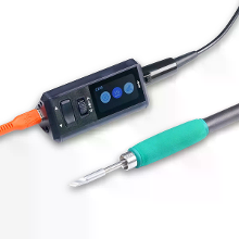 TS1M Multifunctionele Mini Soldeerstation 200W Max Vermogen 100 450°C Aanpasbare Temperatuur USB Type C DC Interface Dra