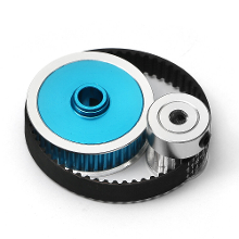 TT02 Lage Geluid Riem Aandrijving 16T 40T Overbrengingssysteem DIY Aanpassingsonderdelen voor Tamiya TT02 TT 02 1/10 RC