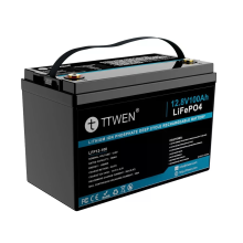 TTWEN LFP12 100 12.8V 100Ah LiFePO4 Diep cycle Batterij 1280Wh Groep 31 M8 Terminal BMS Snelle Oplading oplaadbare batte