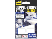 Uhu 45380 Dubbelzijdige Tape Uhu Wit (l X B) 31 Mm X 26 Mm 16 Stuks