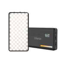 Ulanzi VL200 Bi Color 2500k 9000k LED Video Licht Vullen Lemp Met Balhoofd Soft Verdeler voor Vlog Make up Verlichting Y