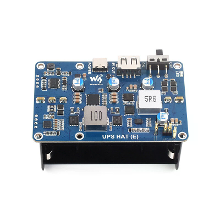 UPS HAT E Ononderbroken Stroomvoorziening Module voor Raspberry Pi 5/4B/3B+ 5V 6A Uitgang Type C Snelladen I2C Real Time