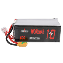URUAV 22.2V 10000mAh 60C 6S LiPo batterij met XT90 aansluiting voor RC Drone