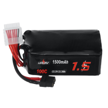 URUAV 22.2V 1500mAh 100C 6S LiPo batterij XT60 stekker voor RC Drone