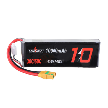 URUAV 7.4 V 10000 mAh 30/60 C 2S Lipo Batterij XT90 Plug voor RC Quadcopter FPV Racing Drone