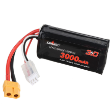 URUAV 7.4V 3000mAh 15 / 30C 2S Li ionbatterij XT60 stekker voor RC drone