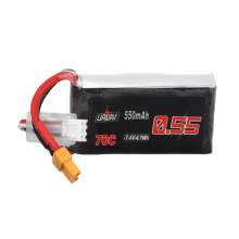URUAV 7.4V 550mAh 70C 2S LiPo batterij XT30 Plug voor RC FPV Racing Drone
