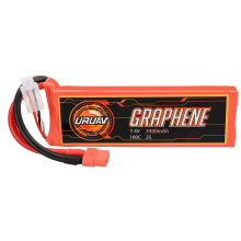 URUAV GRAPHENE Power 7.4V 3300mAh 100C 2S LiPo batterij XT60 plug voor RC Drone