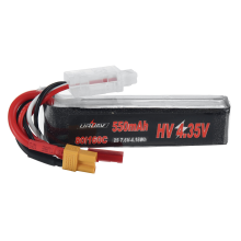 URUAV Power 7.6V 550mAh 80C/160C 2S HV 4.35V LiPo Batterij XT30 Plug voor RC Drone