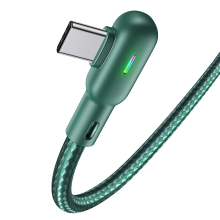 USAMS U57 Dual Haaks Type C Micro USB Snel opladen Datakabel 1,2 M voor Samsung Galaxy Note S20 ultra S21 Huawei Mate40