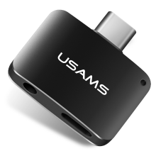 Usams Us Sj155 Type C Male To 3.5Mm Aux Type C Female Converter For Samsung S8 Xiaomi Mi6 Nubia N17
