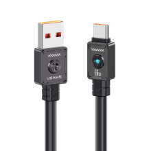 USAMS US SJ686 66W USB A naar Type C kabel PD QC FCP Snelle opladen Gegevensoverdracht Koperen kernlijn 1,2 m lang voor