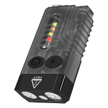 V10L Dubbele LED 1000LM Sterk Licht EDC Sleutelhanger Zaklamp Met UV Zijlicht Type C Oplaadbare Waterdichte Mini LED Fak