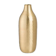 Vaas Aiven   goud   39xØ15 cm   Leen Bakker