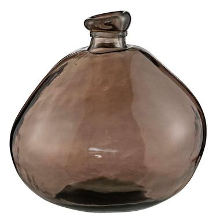 Vaas Charlotte   bruin   33xØ33 cm   Leen Bakker