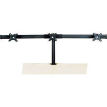 VALUE Drievoudige LCD arm, tafelmontage, zwart