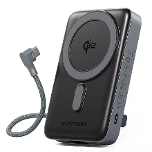 Vention FKH 35W 38.5Wh 10000mAh Magnetische Draadloze Krachtbank Wordt geleverd met Type C kabel Externe batterijvoeding