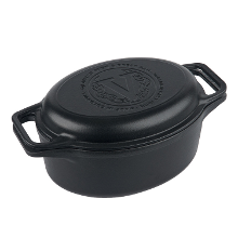 Victoria Dutch Oven & Broodpan 5,7 liter, Seasoned bak /braadpan Color packaging