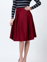 Vintage High Waist Skirt Dress Skirts For Women