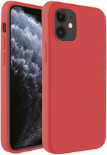 Vivanco HCVVIPH12R Backcover Apple iPhone 12 mini Rood Inductieve lading, Stootbestendig, Waterafstotend