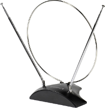 Vivanco TVA 3020 Passieve DVB T/T2 telescoopantenne Binnen Zwart