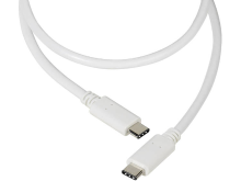 Vivanco USB 2.0 Aansluitkabel [1x USB C stekker   1x USB C stekker] 1.2 M Wit