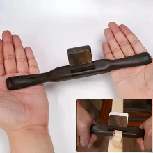 Vlak/Ronde Bodem Ebbenhouten Handplane 265mm Ronde Handgreep Rechte Lijntype Houtplaner Houtbewerking Trim Push Plane Ge