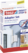 Vliegenhor Adapterset Tesa Adapter Alu Comfort 55193 00 Geschikt Voor Merk Tesa Vliegenhor 3 Stuks