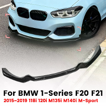 Voor BMW 1 Serie F20 F21 2015~2019 118i 120i M135i M140i M Performance Voorbumper Lip Auto Diffuser Body Spoiler Kit