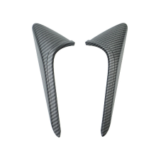 Voor Tesla Model 3/Y Auto Spatbord Camera Covers Koolstofvezel Zijkant Beschermend 2 Stuks
