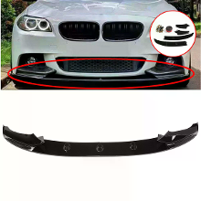 Voorbumperlipspoiler splitter omhulsel trim carrosseriekit voor BMW F10 5 Serie 535i 528i 2011 2016 met M Sport bumper