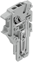 WAGO 2002 2213/1000 488 Diodeklem 2 etages 5.20 Mm Spanveer Toewijzing: L Grijs 1 stuk(s)