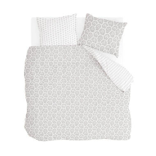 Walra   Dekbedovertrek Vintage Memory   240x220 cm   Grijs