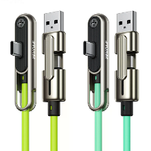 WEKOME Welkom WDC 81a 240W USB A/Type C naar Type C kabel met opvouwbare telefoonhouder functie Snelladen Gegevensoverdracht Ko