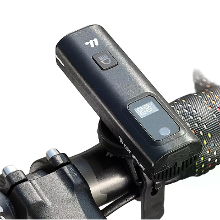 WEST BIKING Slimme LED Digitale Display Fietslamp 1500mAh Batterij Type C Opladen Waterdichte Mini Draagbare Fiets Voorl