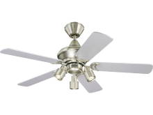 Westinghouse Kingston Plafondventilator (ã) 105 Cm Kleur Ventilatorbladen: Esdoorn, Zilver Kleur Behuizing: Aluminium (geborsteld)