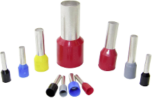 WKK Ce 010008T C Adereindhulzen 1 mm² Deels geïsoleerd Rood 100 stuk(s)