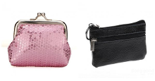 Women Small Coin Wallet Sequins Candy Colored Coins Wedding Gift