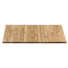 WOOOD Flexibel dienblad Butler XL   eiken   36x45 cm   Leen Bakker