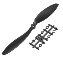 Xfx 9*4.7Sf 9047 Inch Slow Fly Propeller Blade Black Ccw For Rc Model