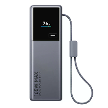 Xiaomi 165W 70.56Wh 20000mAh Digitale display Krachtbank met Type C kabel Externe batterijvoedingsbron met 2 invoeren &