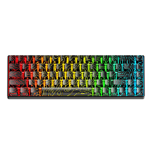 XVX HE68 Hall Effect Gepersonaliseerd Bedraad Mechanisch Toetsenbord Half aluminium Magnetische Schakelaar RGB Achtergro