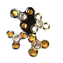 Zinc Alloy Colorful Rotating Fidget Hand Spinner Adhd Autism Reduce Stress Toys Random Color