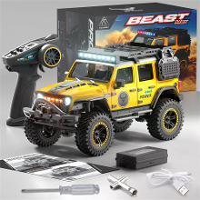 ZLL SG206 PRO/MAX RTR 1/20 2.4G 4WD Geveerde/borstelloze RC Auto Wrangler Rock Crawler Off Road Klim Truck LED Lichten M